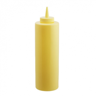 Диспенсер пластиковий для соусів та сиропів жовтого кольору V 350 мл (шт)