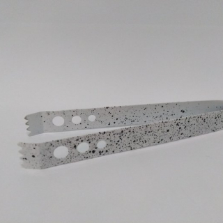 Щипці для льоду біло - гранітне покриття L 19 см (шт)